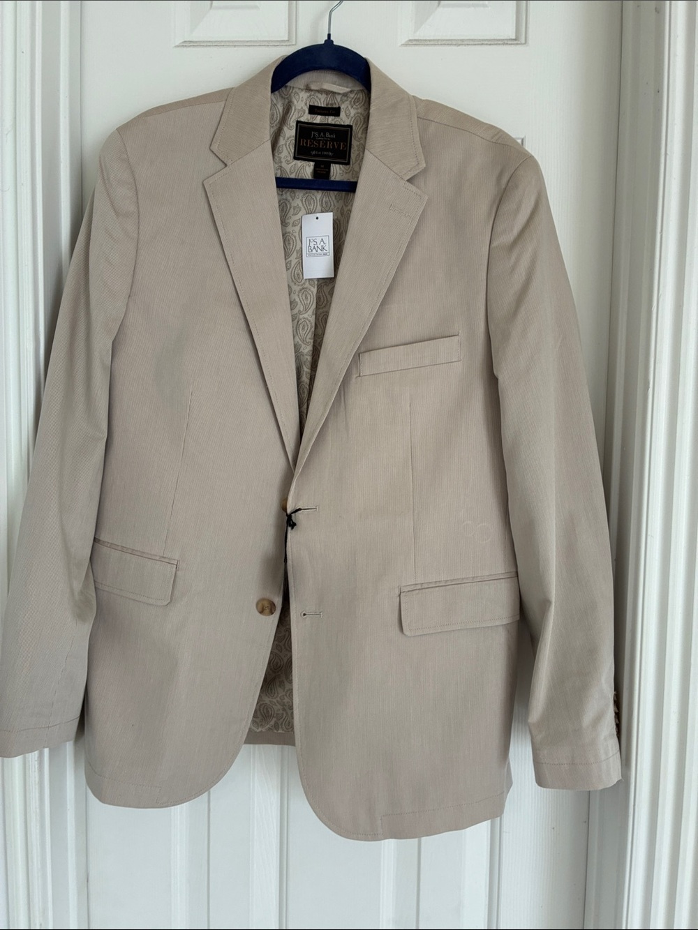 Jos. A. Bank Beige Sport Coat Blazer